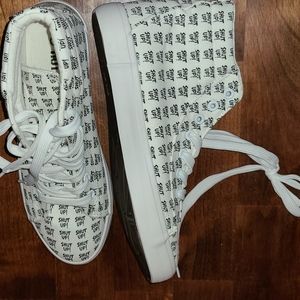 Never been worn shut up converse from hot topic